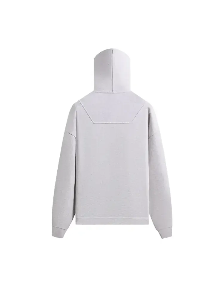 Укороченное худи Kith Rib Neck Cropped Camden Hoodie — изображение 2 из 2, серый