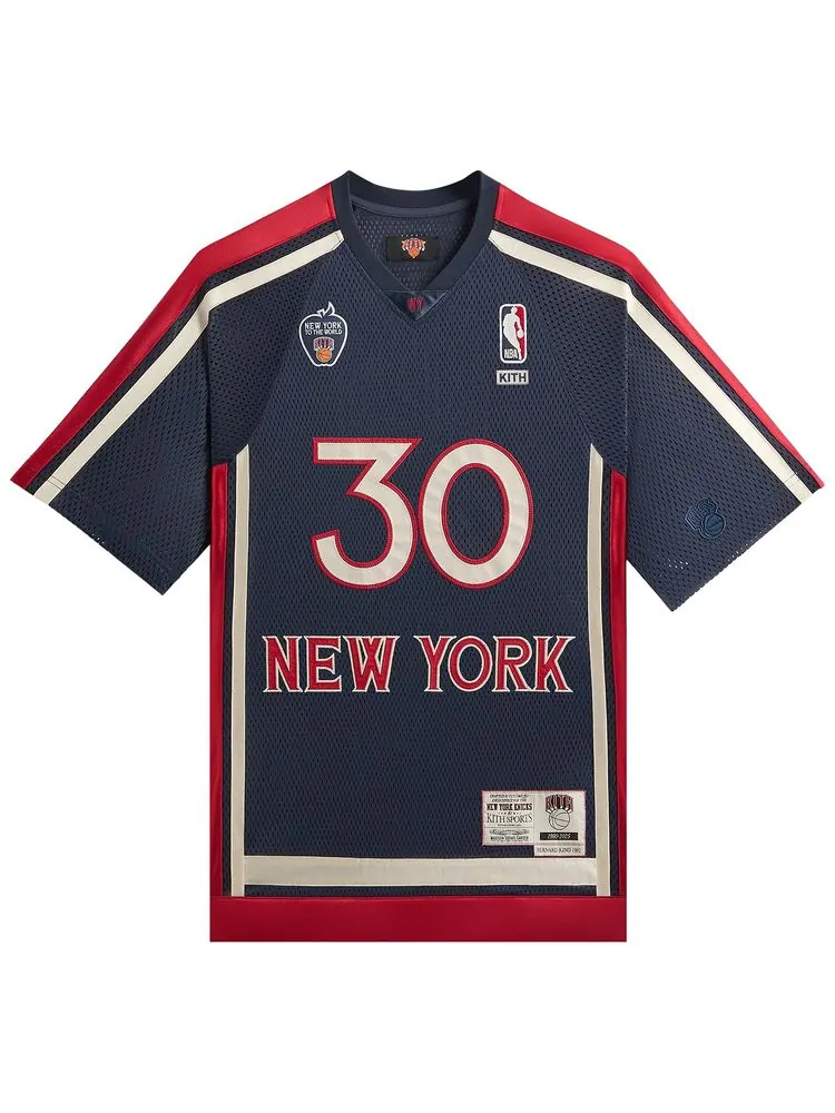 Футболка Kith For The New York Knicks Bernard King Mesh Shirt — изображение 1 из 2, черный