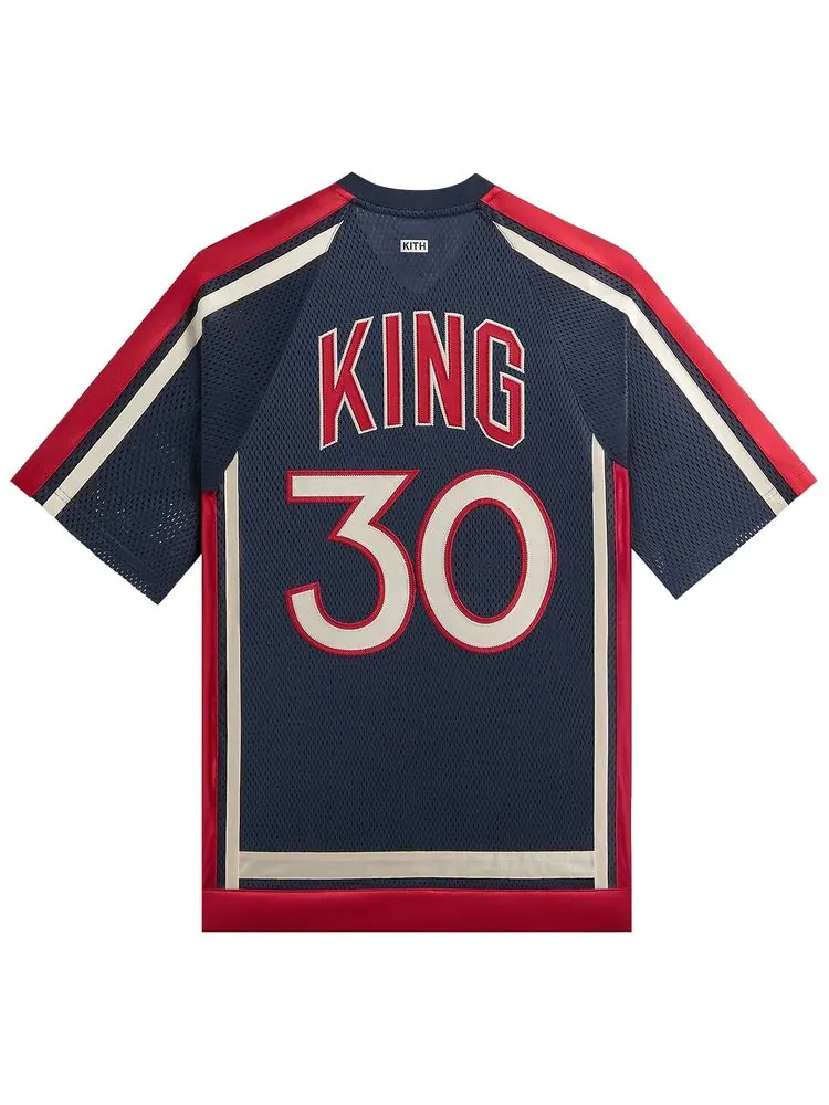 Футболка Kith For The New York Knicks Bernard King Mesh Shirt — изображение 2 из 2, черный