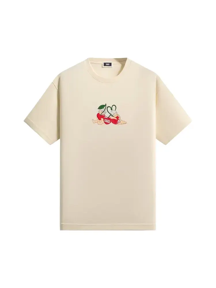 Футболка Kith Cherry Bunch — изображение 1 из 2, бежевый