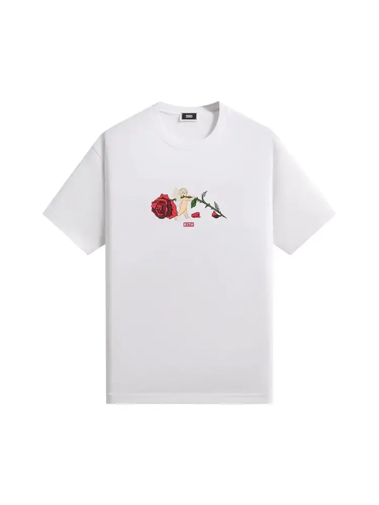 Футболка Kith Cupid Rose — изображение 1 из 2, белый