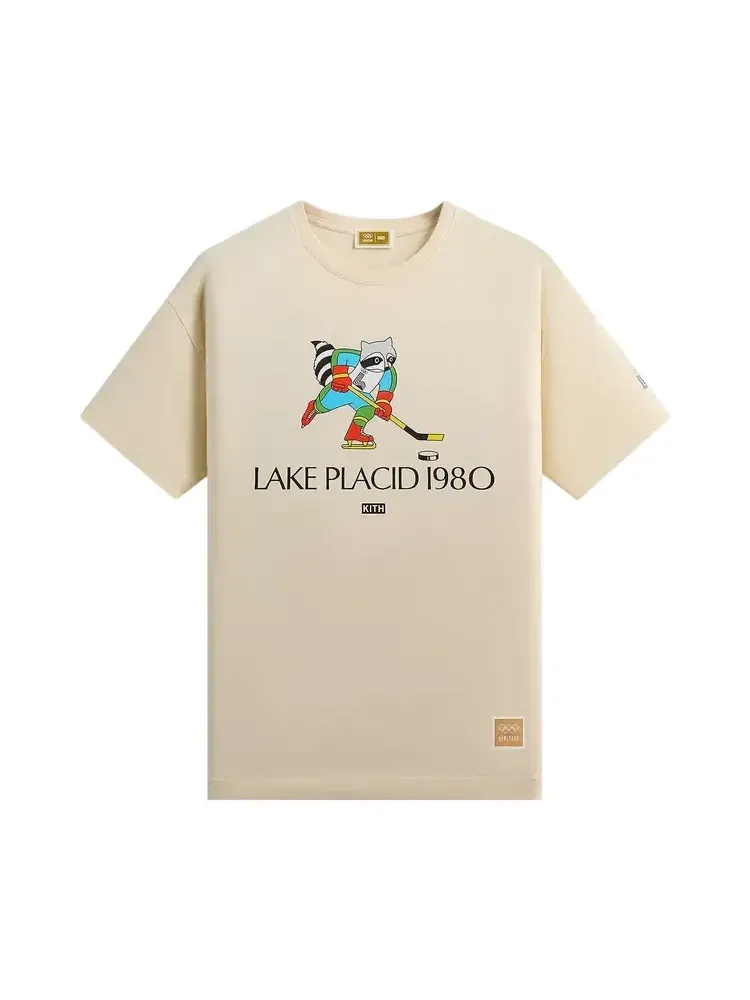 Футболка Kith For Olympics Heritage Lake Placid Vintage — изображение 1 из 2, бежевый