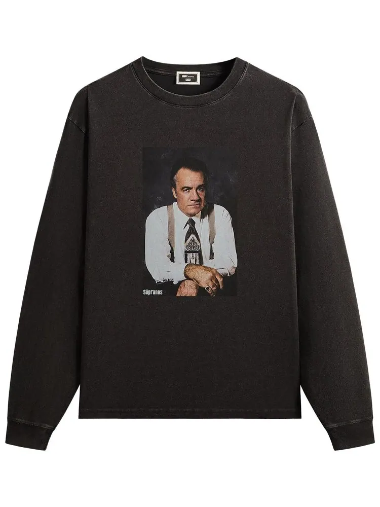 Футболка с длинным рукавом Kith For The Sopranos Paulie Vintage — изображение 1 из 2, черный