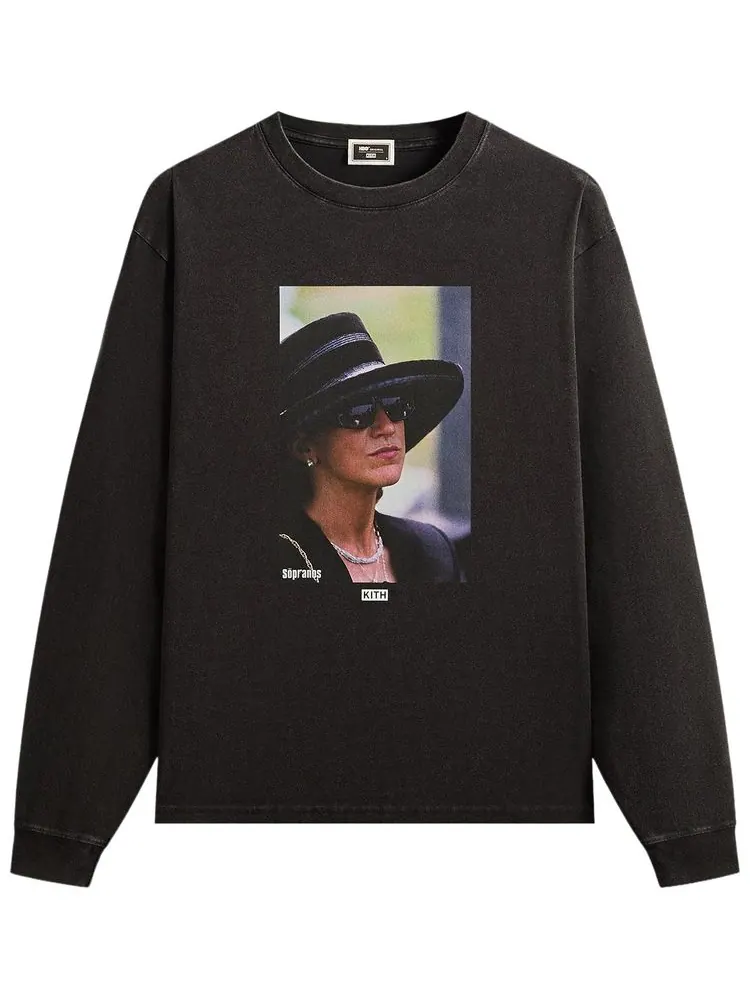 Футболка с длинными рукавами Kith For The Sopranos Carmela Vintage — изображение 1 из 2, черный