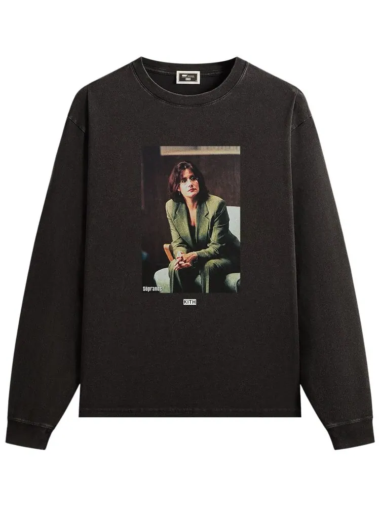 Футболка с длинными рукавами Kith For The Sopranos Jennifer Vintage — изображение 1 из 2, черный