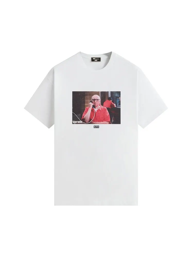 Винтажная футболка Kith For The Sopranos Uncle — изображение 1 из 2, белый