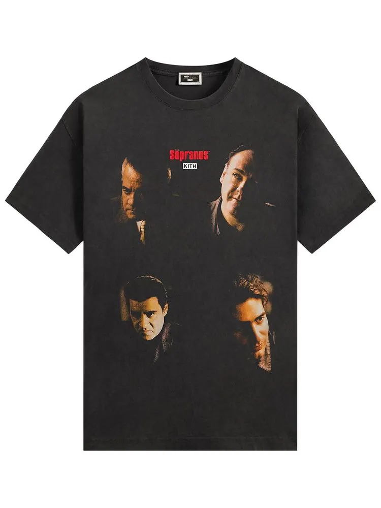 Футболка Kith For The Sopranos Characters Vignette Vintage Tee — изображение 1 из 2, черный