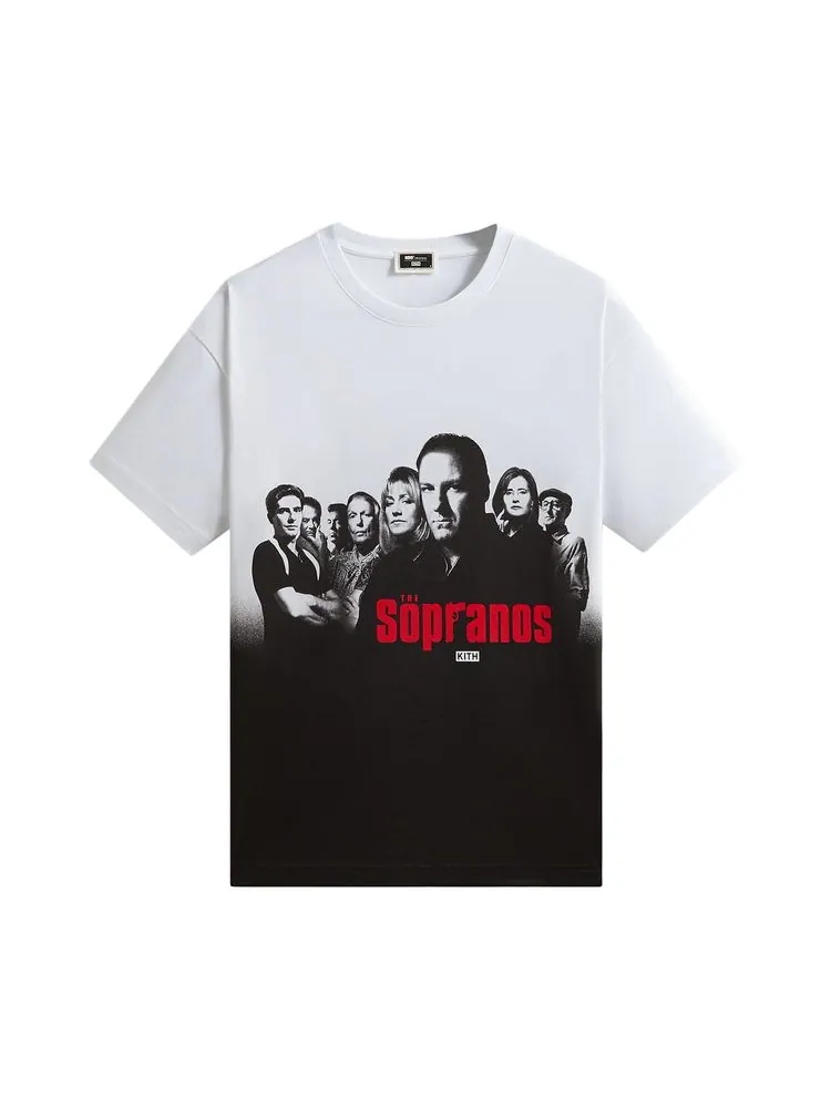 Футболка Kith For The Sopranos Ombre Poster Vintage Tee — изображение 1 из 2, белый