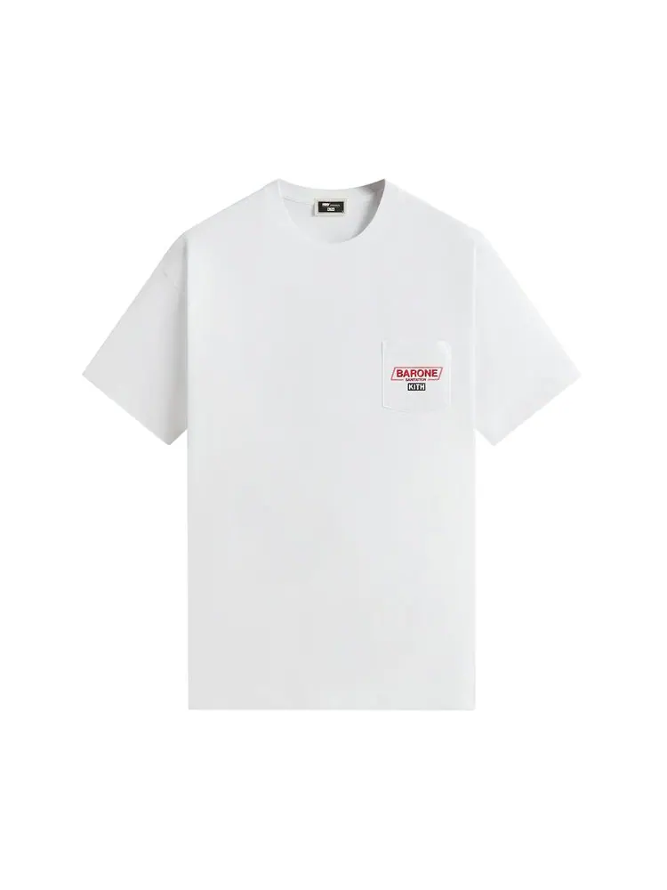 Футболка Kith For The Sopranos Barone Sanitation Vintage Tee — изображение 1 из 2, белый