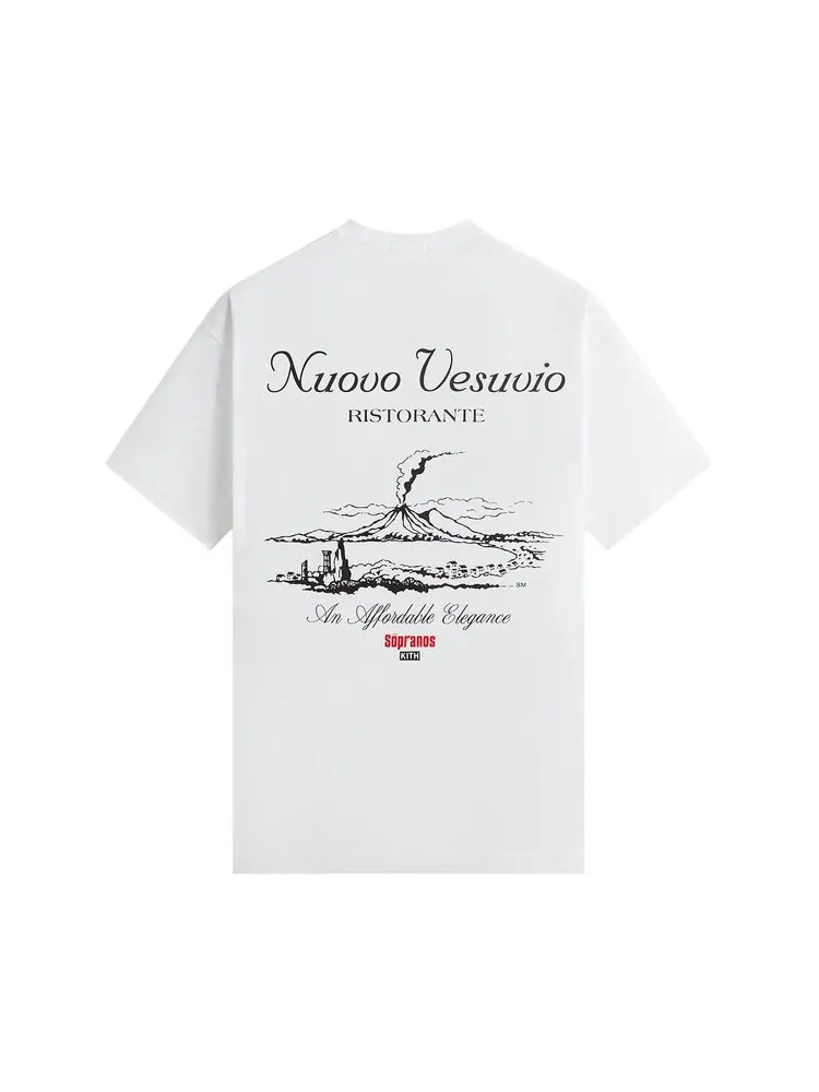 Футболка Kith For The Sopranos Nuovo Vesuvio Vintage Tee — изображение 2 из 2, белый