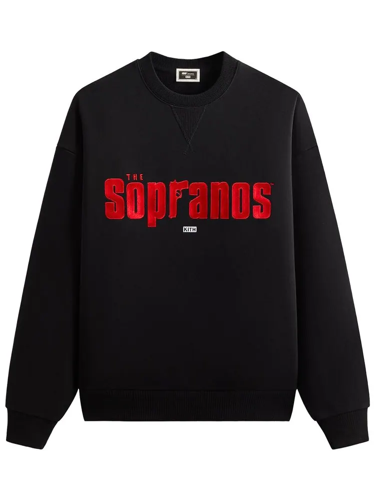 Свитшот Kith For The Sopranos Main Logo Nelson Crewneck — изображение 1 из 2, черный