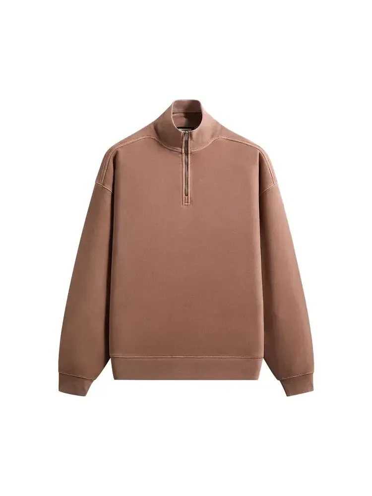 Флисовая куртка Kith 101 Sueded Fleece Nelson Quarter Zip — изображение 1 из 2, красный