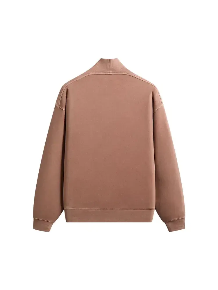 Флисовая куртка Kith 101 Sueded Fleece Nelson Quarter Zip — изображение 2 из 2, красный