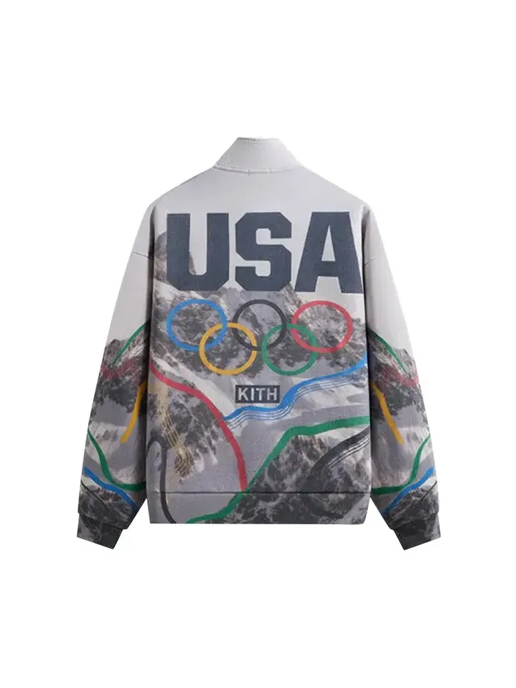 Свитер Kith For Team USA Winter Mountain Quarter Zip — изображение 2 из 2, белый