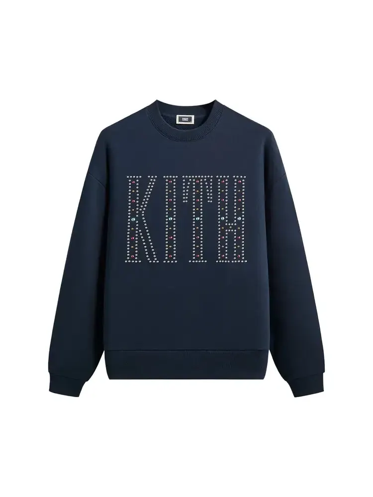 Свитшот Kith Studded Nelson Crewneck — изображение 1 из 2, синий