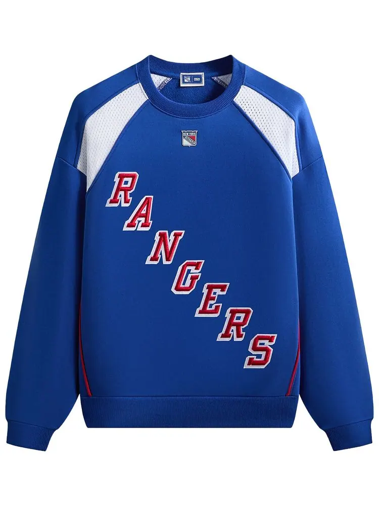 Толстовка Kith For The New York Rangers Classic Nelson Crewneck — изображение 1 из 2, синий