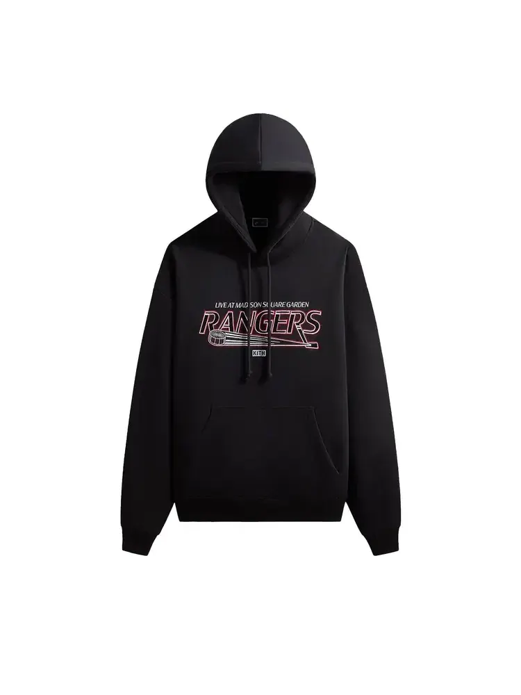 Худи Kith For The New York Rangers Madison Square Garden Puck Vintage Nelson Hoodie — изображение 1 из 2, черный