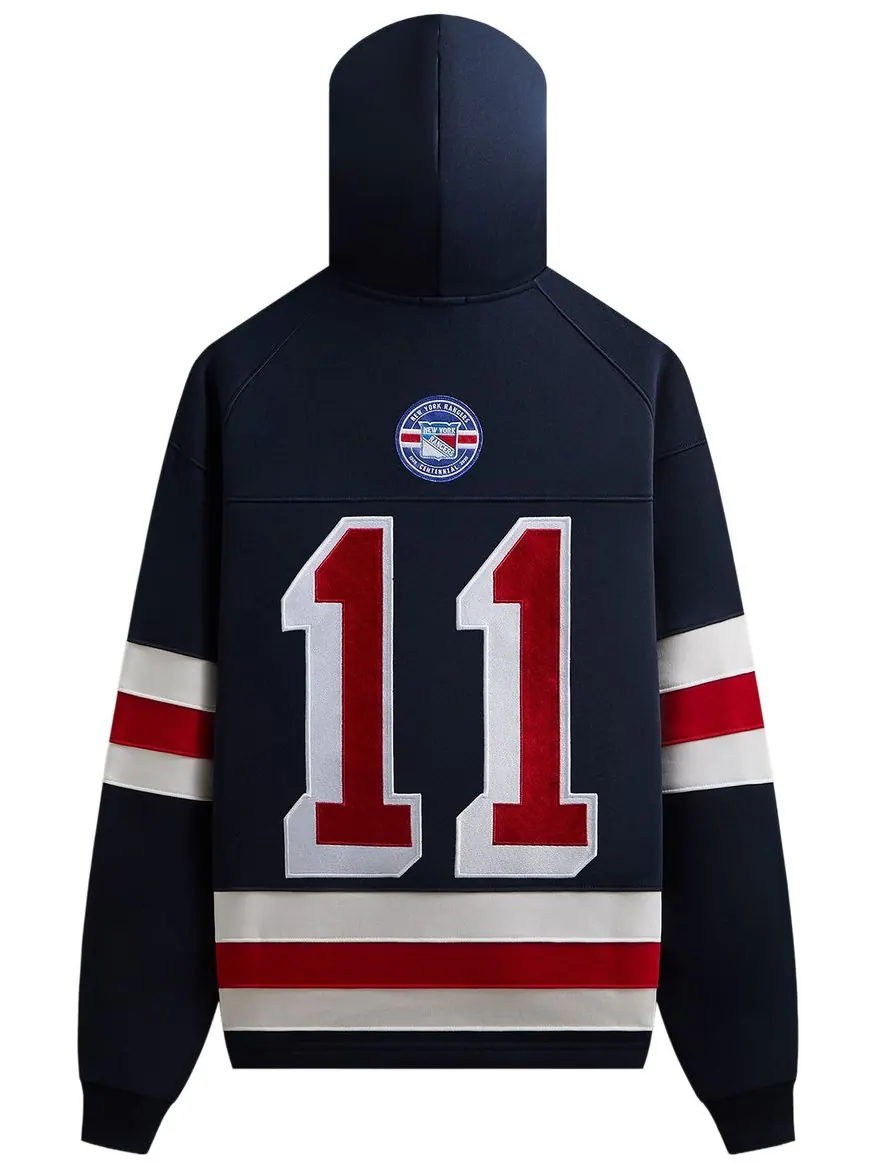 Толстовка Kith For The New York Rangers Retro Delk Hoodie — изображение 2 из 2, черный