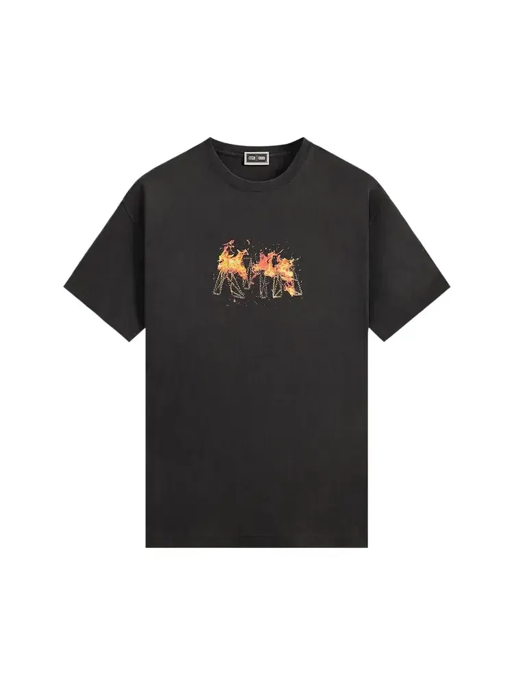 Винтажная футболка Kith x Marvel Ghost Rider — изображение 1 из 2, черный