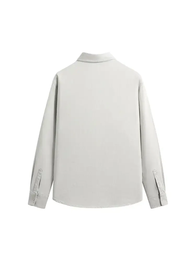 Джинсовая рубашка с длинными рукавами Kith Midweight Denim Warwick — изображение 2 из 2, синий