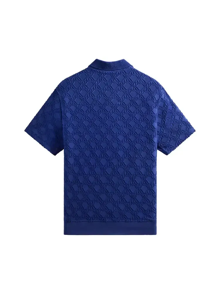 Поло Kith Monogram Terry Leo — изображение 2 из 2, синий