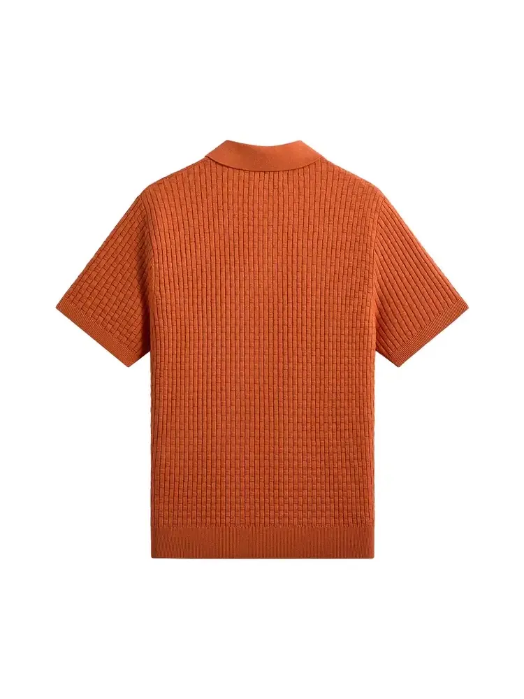 Поло Kith Basket Weave Tilden — изображение 2 из 2, оранжевый