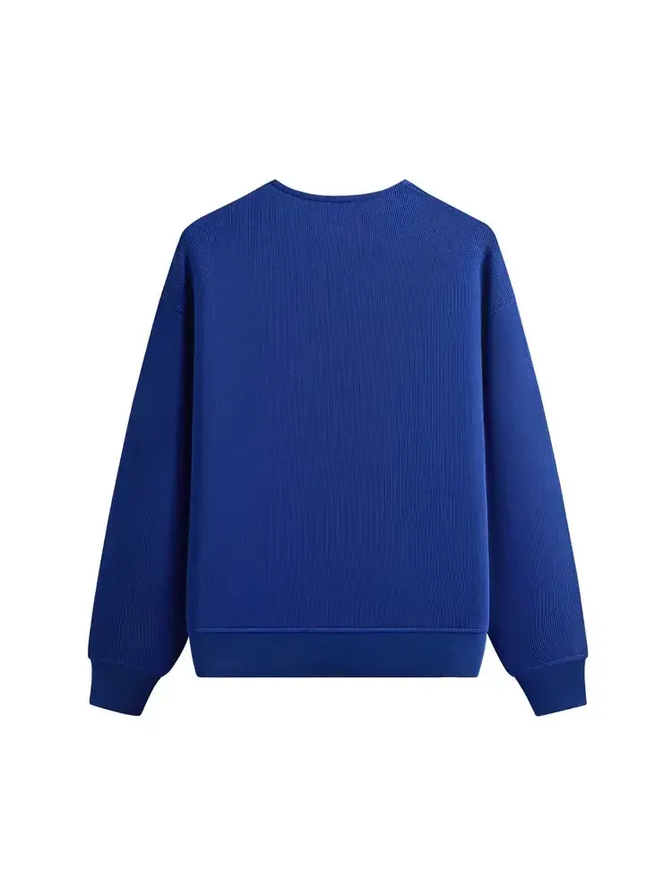 Пуловер Kith Micro Waffle Long Sleeve Colby Pullover — изображение 2 из 2, синий