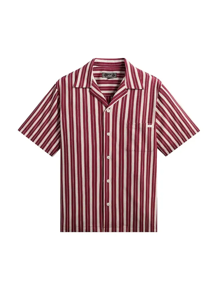Рубашка с отложным воротником Kith Barre Stripe Thompson — изображение 1 из 2, красный