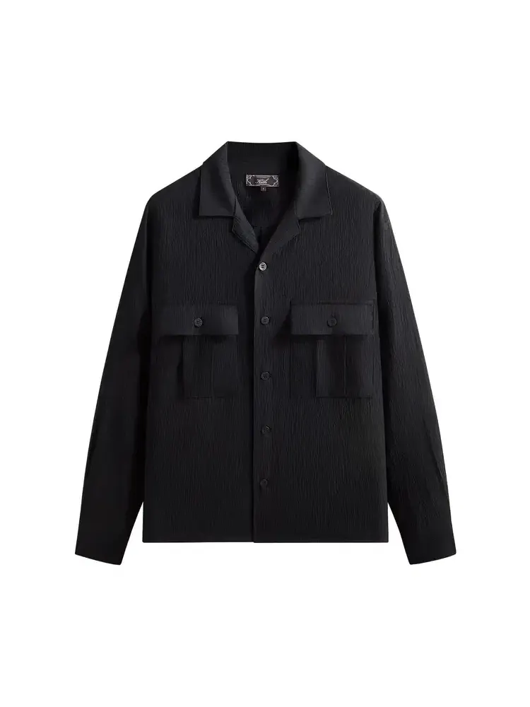 Рубашка Kith Crinkled Nylon Ugo — изображение 1 из 2, черный
