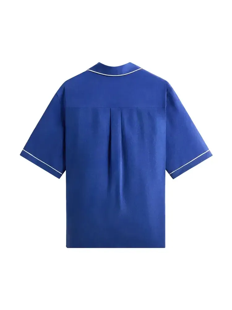 Рубашка Kith Cupro Linen Vinnie — изображение 2 из 2, синий