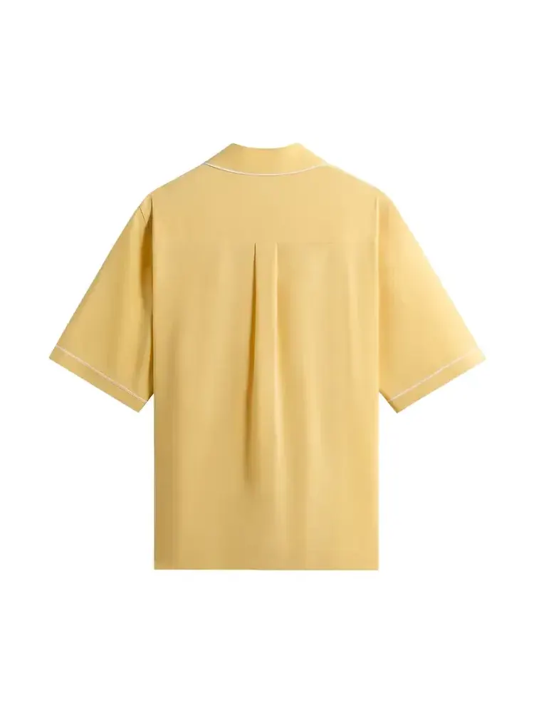 Рубашка Kith Cupro Linen Vinnie — изображение 2 из 2, желтый