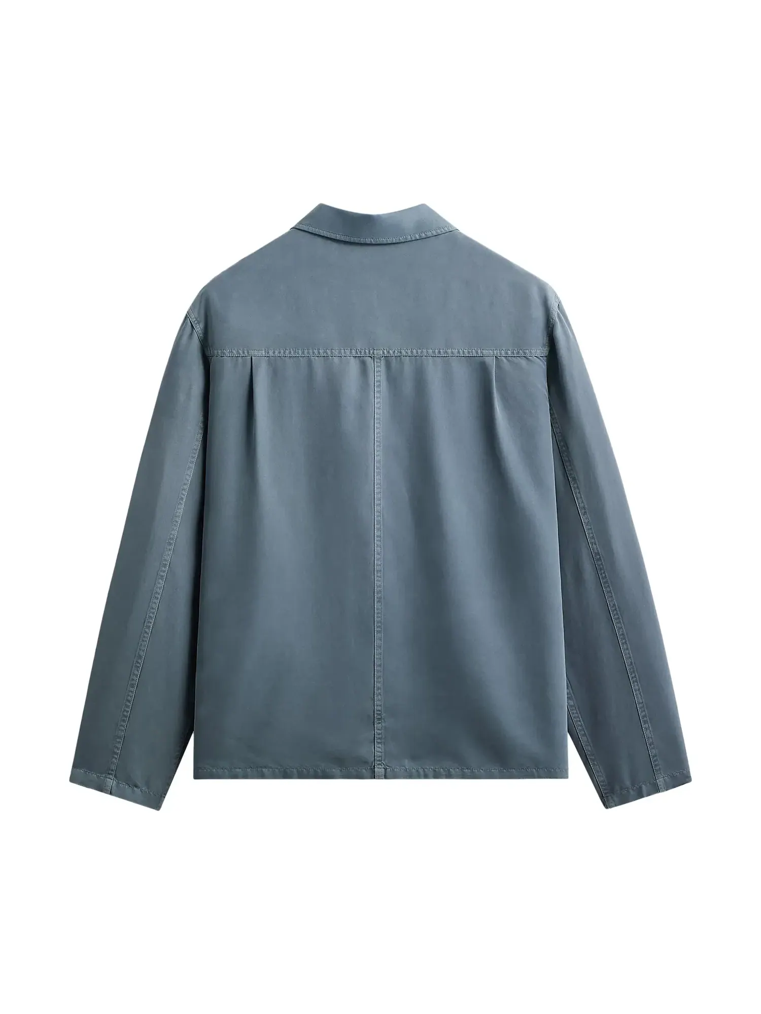 Рубашка Kith & Kin Garment Dyed Silk Collared Yardley Shirt — изображение 2 из 2, бежевый