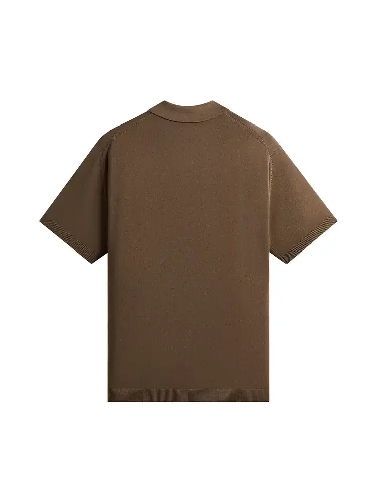 Поло Kith Super Fine Viscose Knit Baldwin — изображение 2 из 2, коричневый