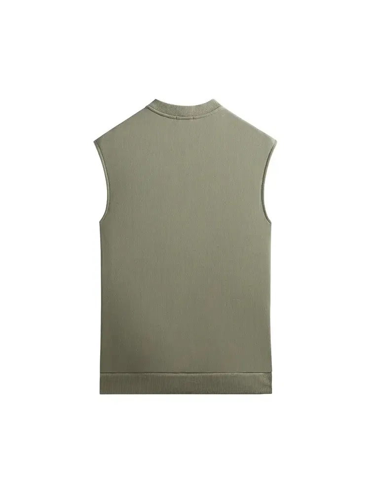 Футболка Kith Heavy Loop Terry Henley Muscle Tee — изображение 2 из 2, серый