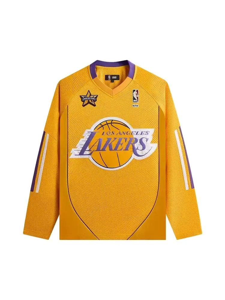 Футболка Kith For NBA All-Star Los Angeles Lakers Samuel Shirt — изображение 1 из 2, желтый