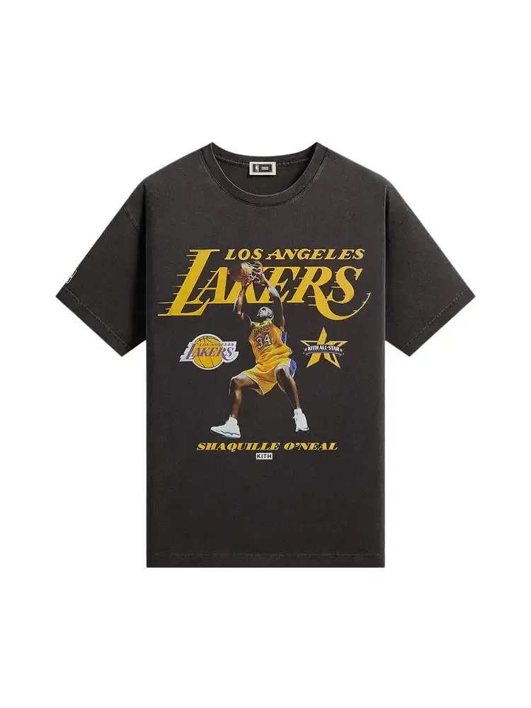 Футболка Kith For NBA All-Star Los Angeles Lakers Shaquille O — изображение 1 из 2, черный