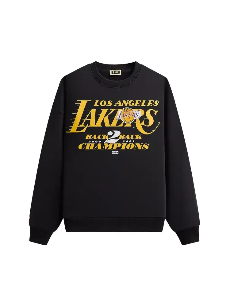 Свитшот Kith For NBA All-Star Los Angeles Lakers Nelson Crewneck — изображение 1 из 2, черный