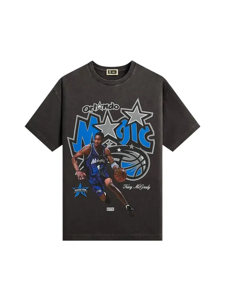 Футболка Kith For NBA All-Star Orlando Magic Tracy Mcgrady Vintage — изображение 1 из 2, черный