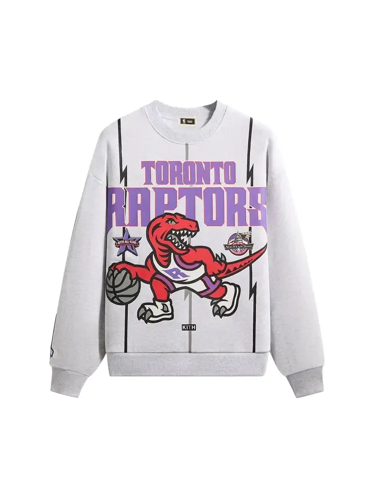Свитшот Kith For NBA All-Star Toronto Raptors Nelson Crewneck — изображение 1 из 2, серый