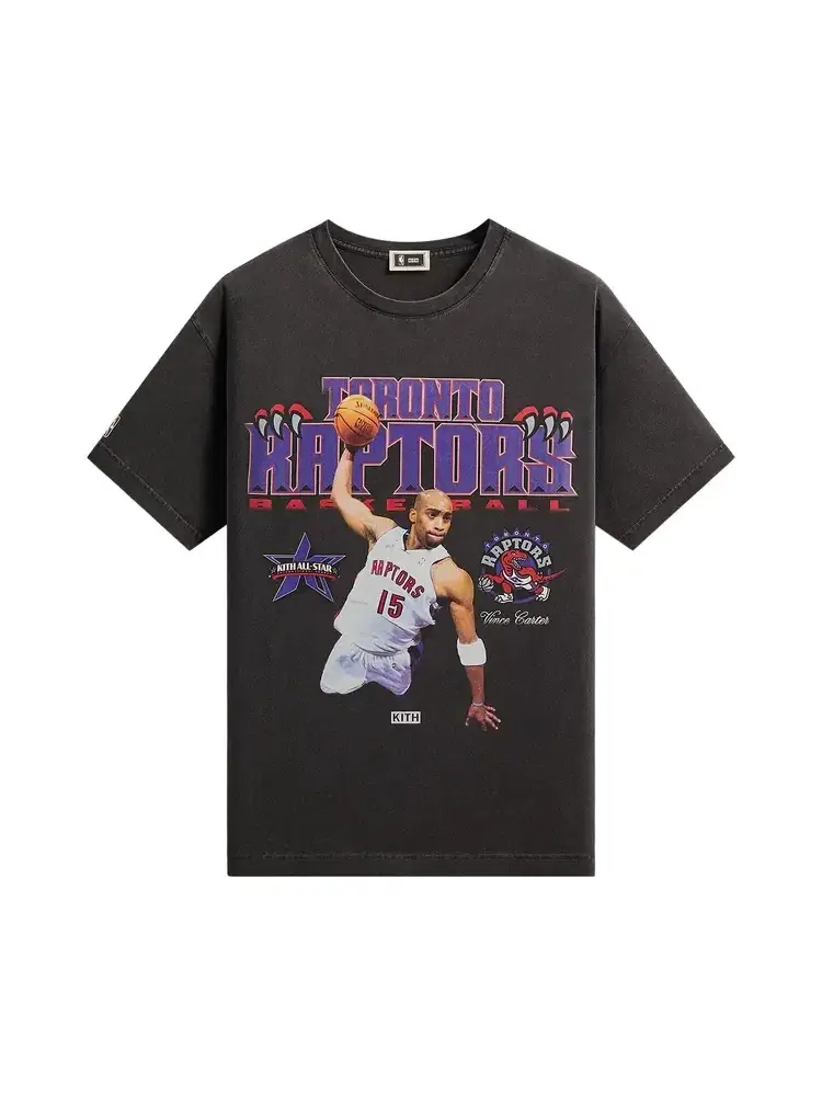 Футболка Kith For NBA All-Star Toronto Raptors Vince Carter Vintage — изображение 1 из 2, черный