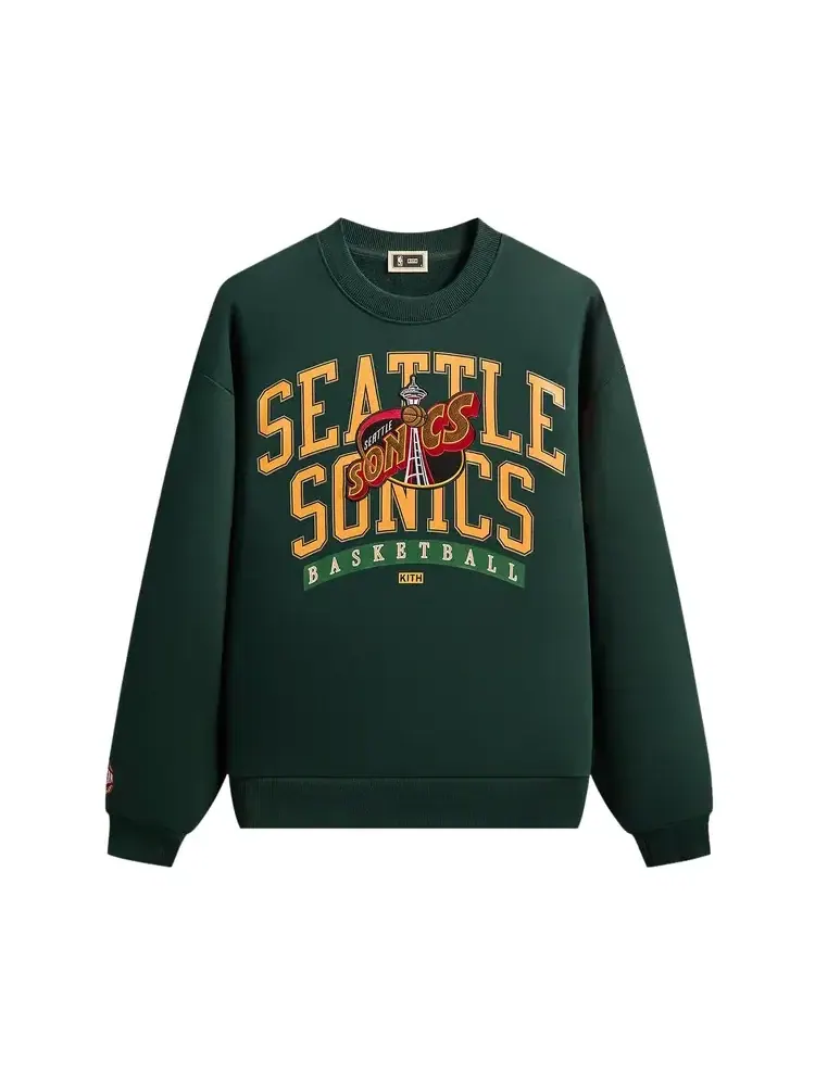 Свитшот Kith For NBA All-Star Seattle Supersonics Nelson — изображение 1 из 2, зеленый