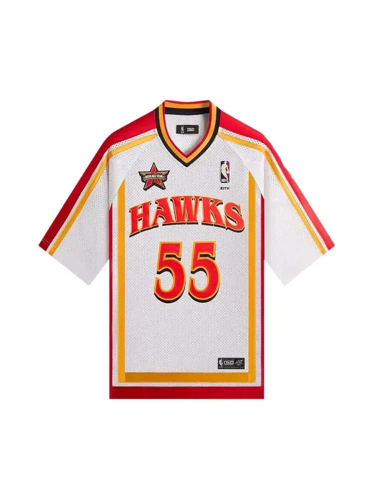 Футболка Kith For NBA All-Star Atlanta Hawks Leon Shirt — изображение 1 из 2, белый
