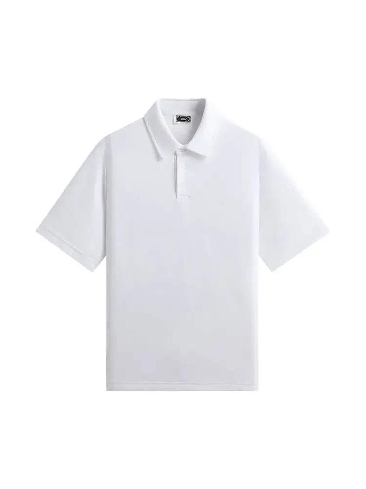 Футболка-поло Kith Double Face Jersey Heathrow Polo — изображение 1 из 2, белый