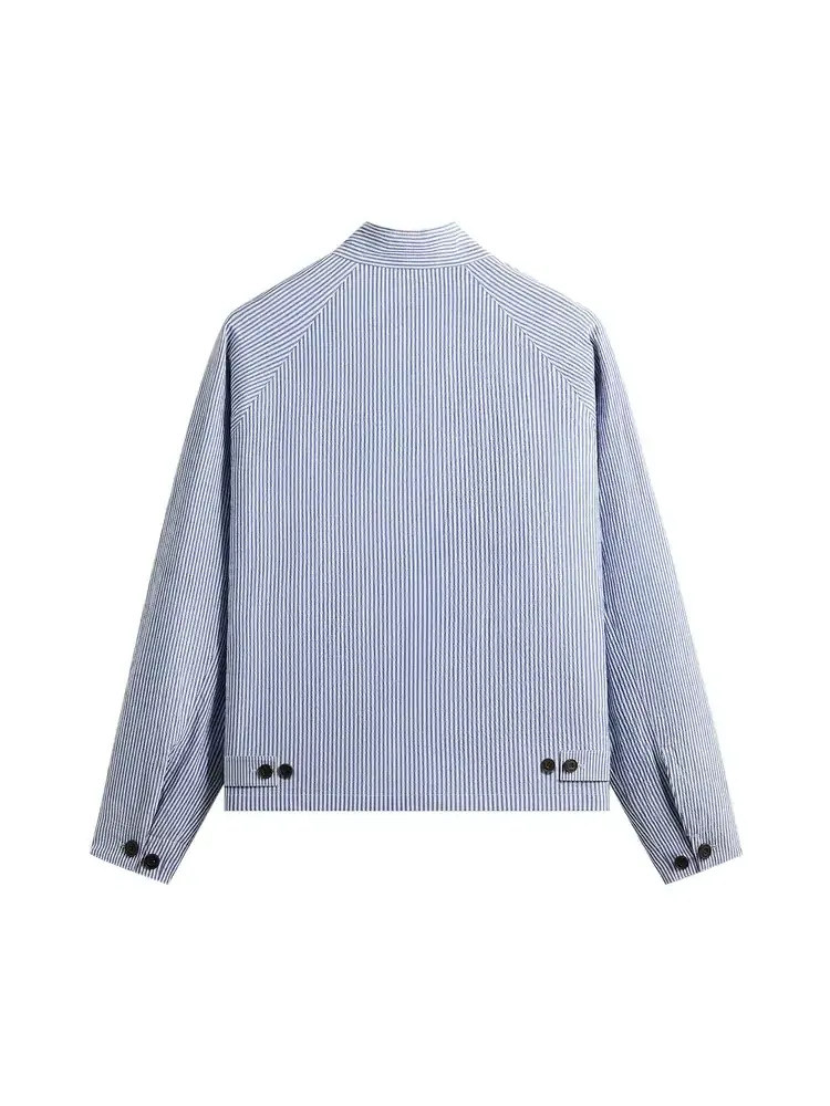 Куртка Kith Seersucker Favian Jacket — изображение 2 из 2, синий