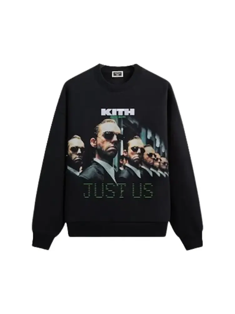 Свитшот Kith For The Matrix Just Us Vintage Nelson Crewneck — изображение 1 из 2, черный