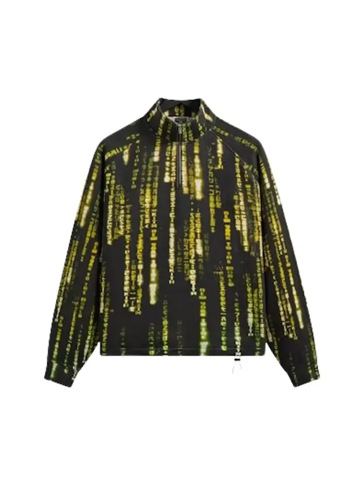 Свитер Kith For The Matrix Code Vintage Nelson Quarter Zip — изображение 1 из 2, черный