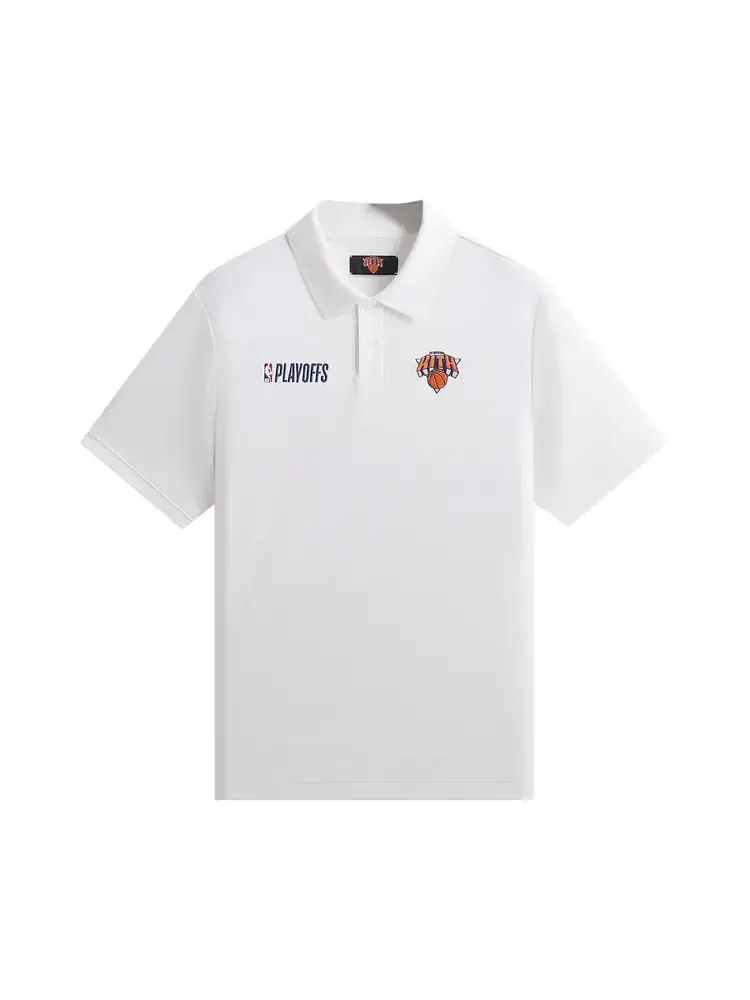 Футболка-поло Kith For The New York Knicks Playoffs Ainslie Pique — изображение 1 из 2, белый