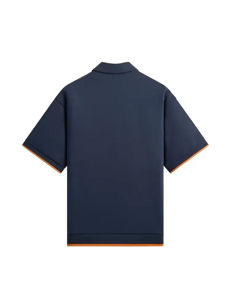 Поло Kith For The New York Knicks Playoffs Zip Front Performance Knit Polo — изображение 2 из 2, черный