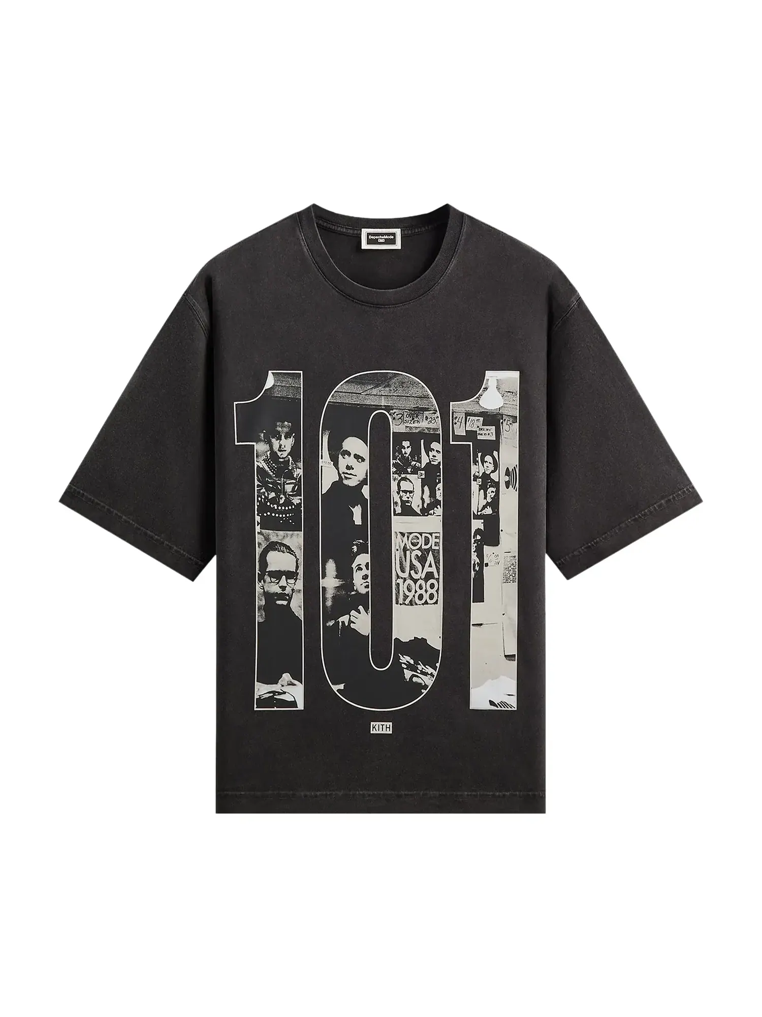 Футболка Kith Records для Depeche Mode 101 Live Vintage Alex Tee — изображение 1 из 2, черный