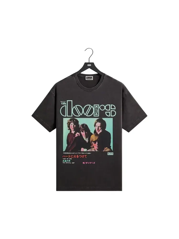 Футболка Kith Records For The Doors Japan Import — изображение 1 из 2, черный